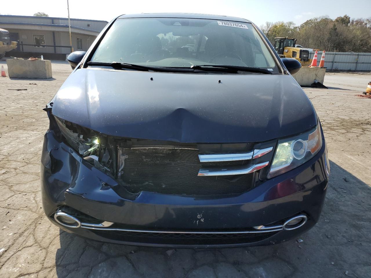 2014 Honda Odyssey VIN 5FNRL5H62EB101649 Copart auction photo, front end damage thumbnail 5