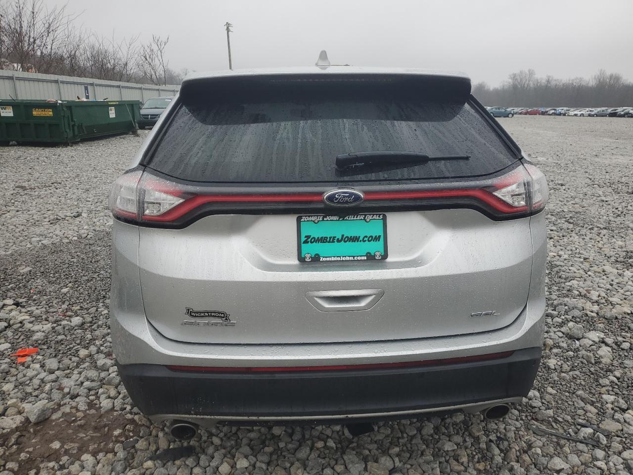 2015 Ford Edge VIN 2FMTK3J89FBB20007 Copart auction photo, front end / undercarriage damage thumbnail 6