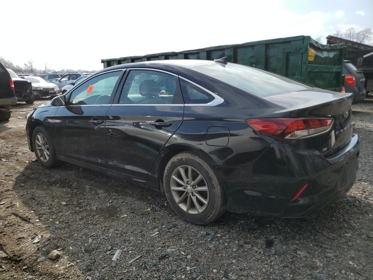 2019 Hyundai Sonata VIN 5NPE24AF6KH771093 Copart auction photo, front end / side damage thumbnail 2