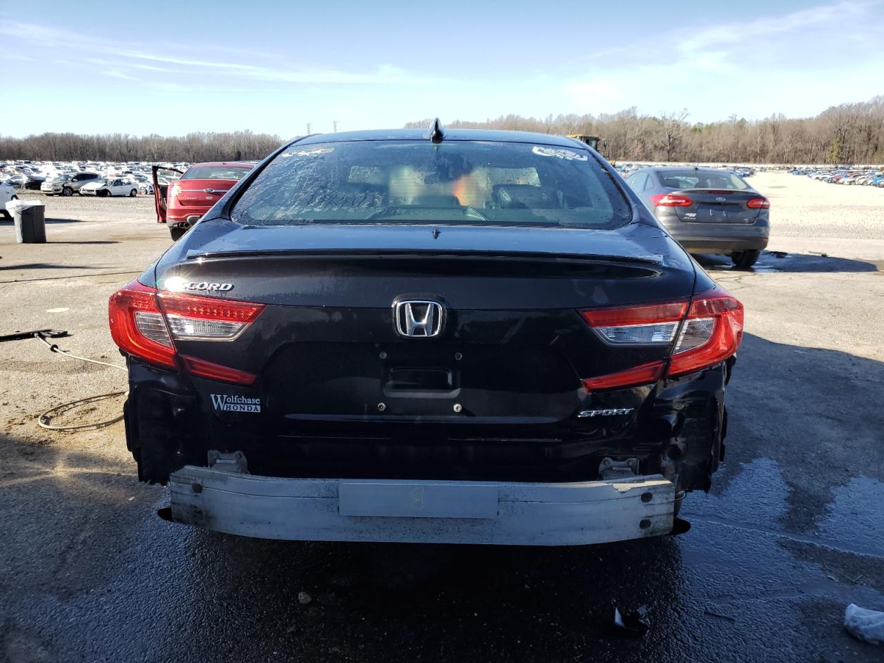 2018 Honda Accord VIN 1HGCV1F37JA219900 Copart auction photo, all over damage thumbnail 6