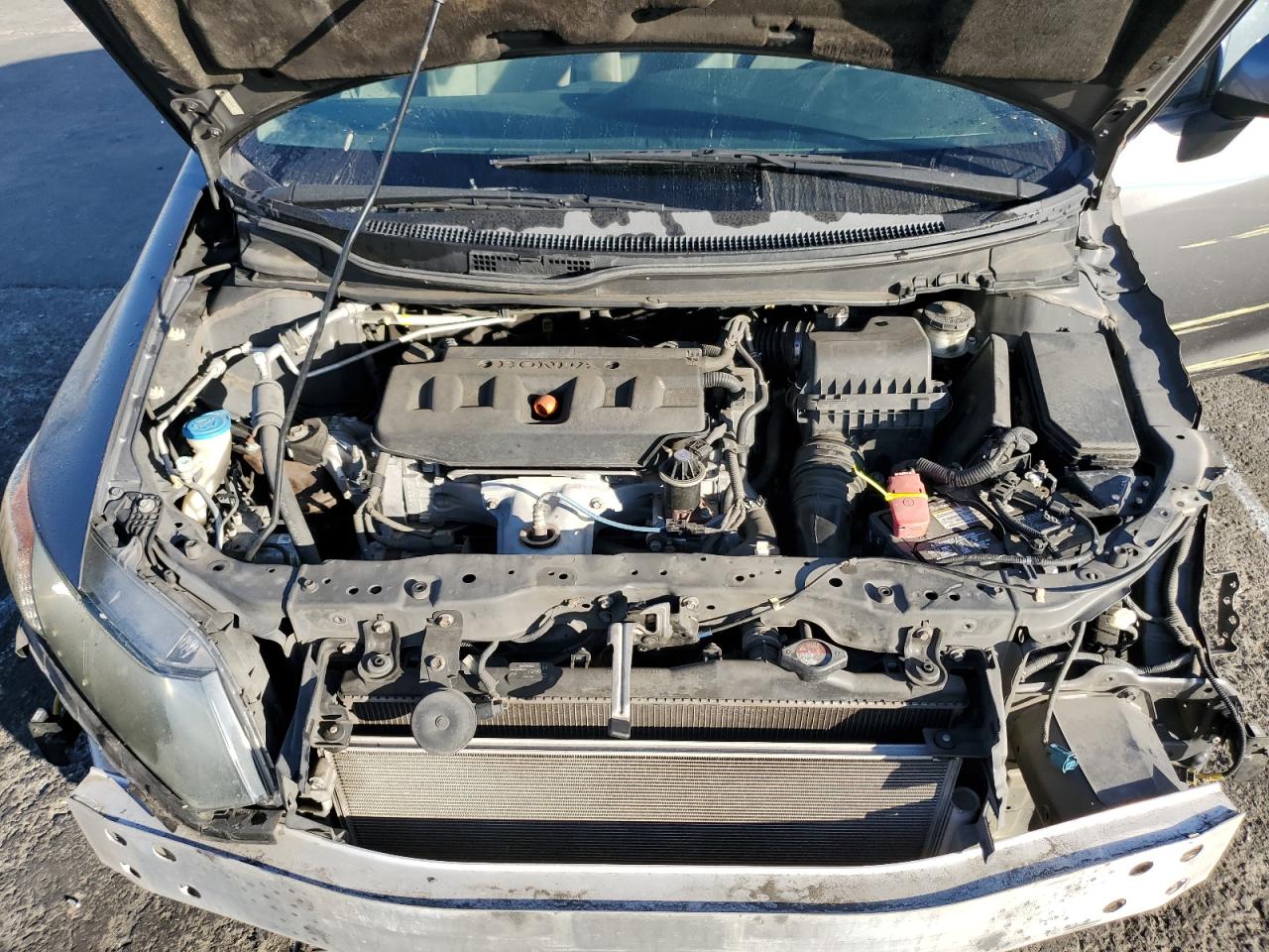 2012 Honda Civic VIN 2HGFG3B54CH554191 Copart auction photo, front end damage thumbnail 11