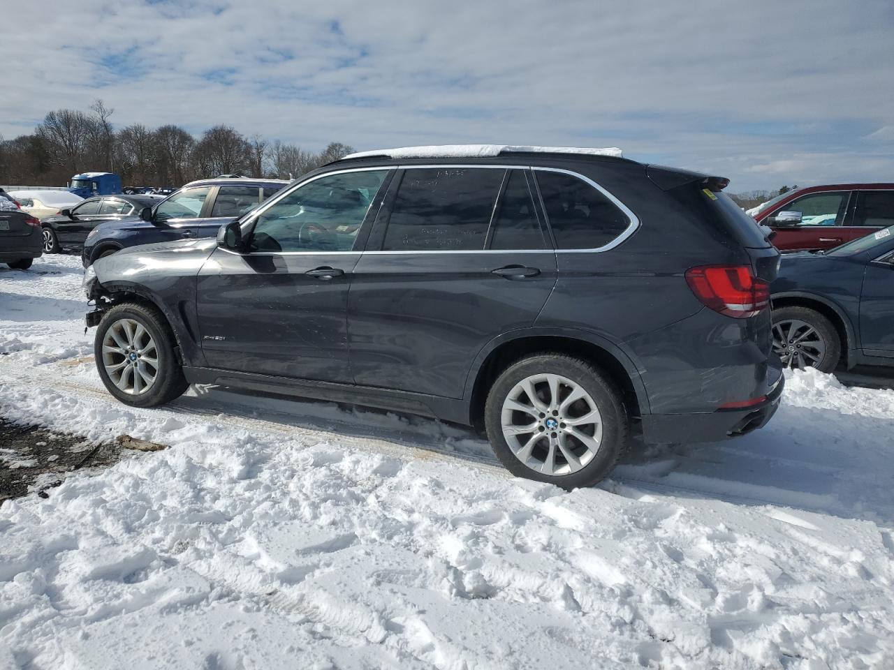 2014 BMW X5 VIN 5UXKR6C53E0J72957 Copart auction photo, front end damage thumbnail 2