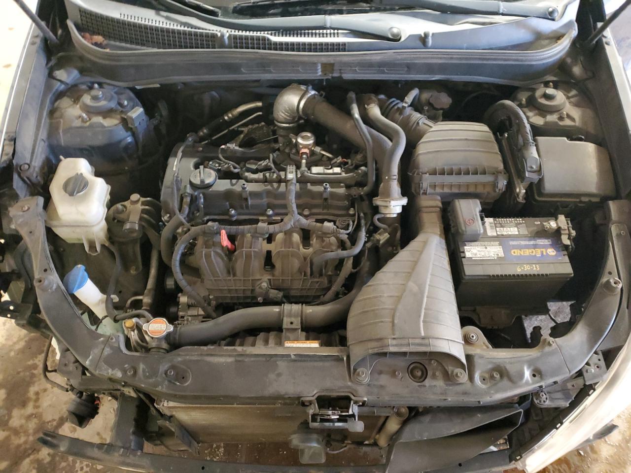 2011 Hyundai Sonata VIN 5NPEC4AB6BH212122 Copart auction photo, front end damage thumbnail 11