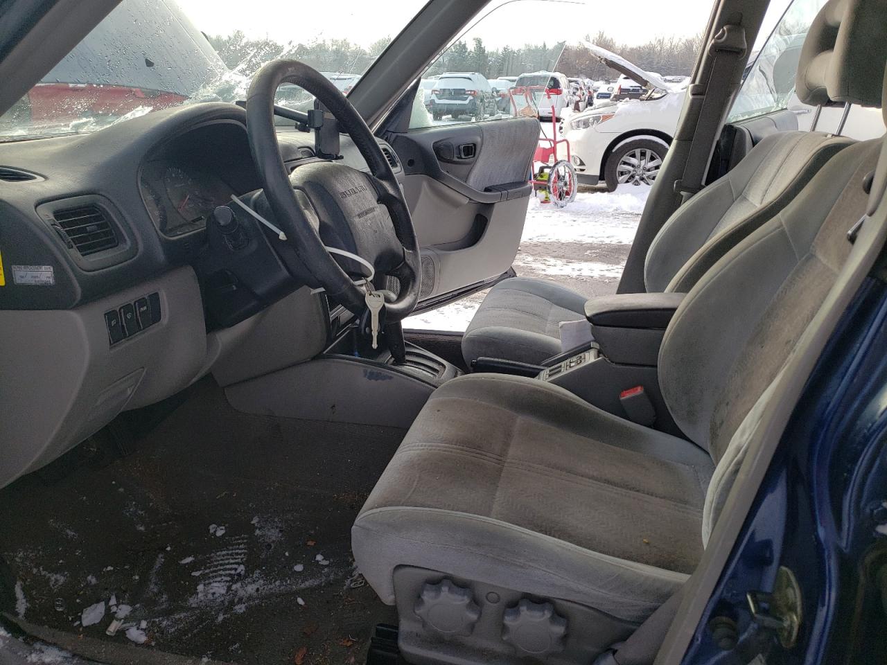 2002 Subaru Forester VIN JF1SF65562H729581 Copart auction photo, side damage thumbnail 7