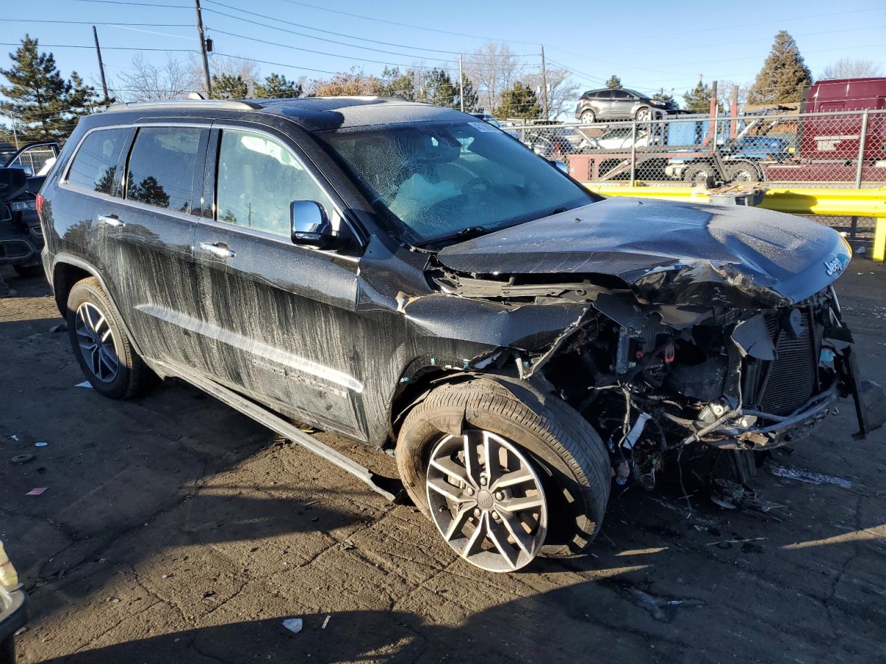 2021 Jeep Grand Cherokee VIN 1C4RJFBG9MC831860 Copart auction photo, front end damage thumbnail 4