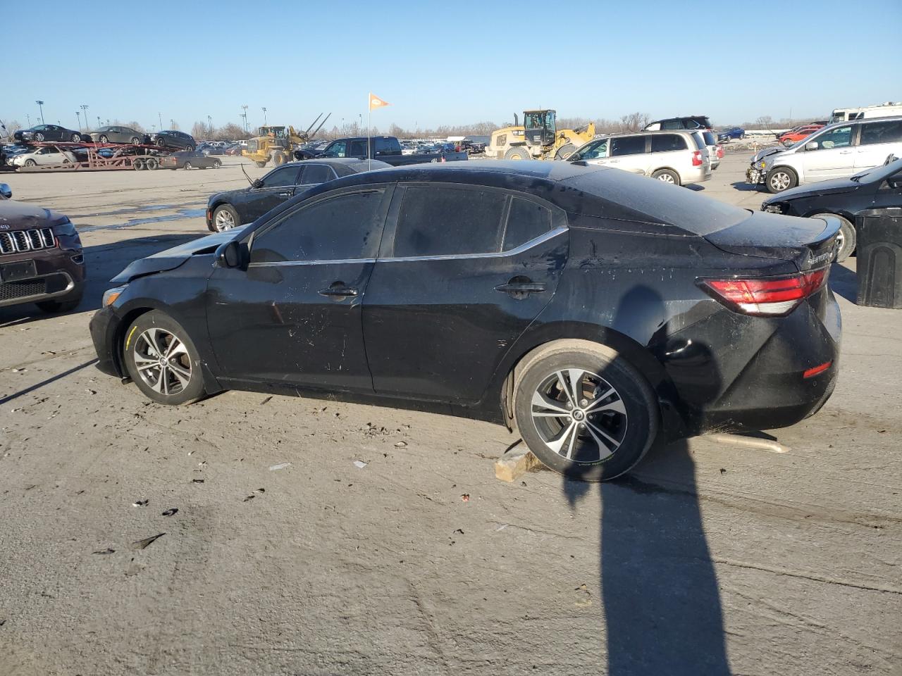 2021 Nissan Sentra VIN 3N1AB8CV1MY264590 Copart auction photo, front end damage thumbnail 2