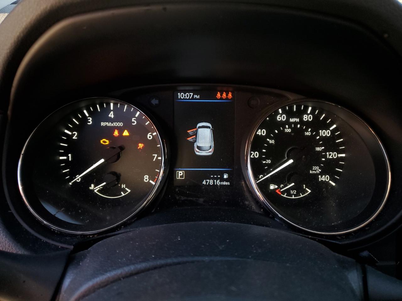 2021 Nissan Rogue VIN JN1BJ1AW4MW444180 Copart auction photo, vandalism / front end damage thumbnail 9