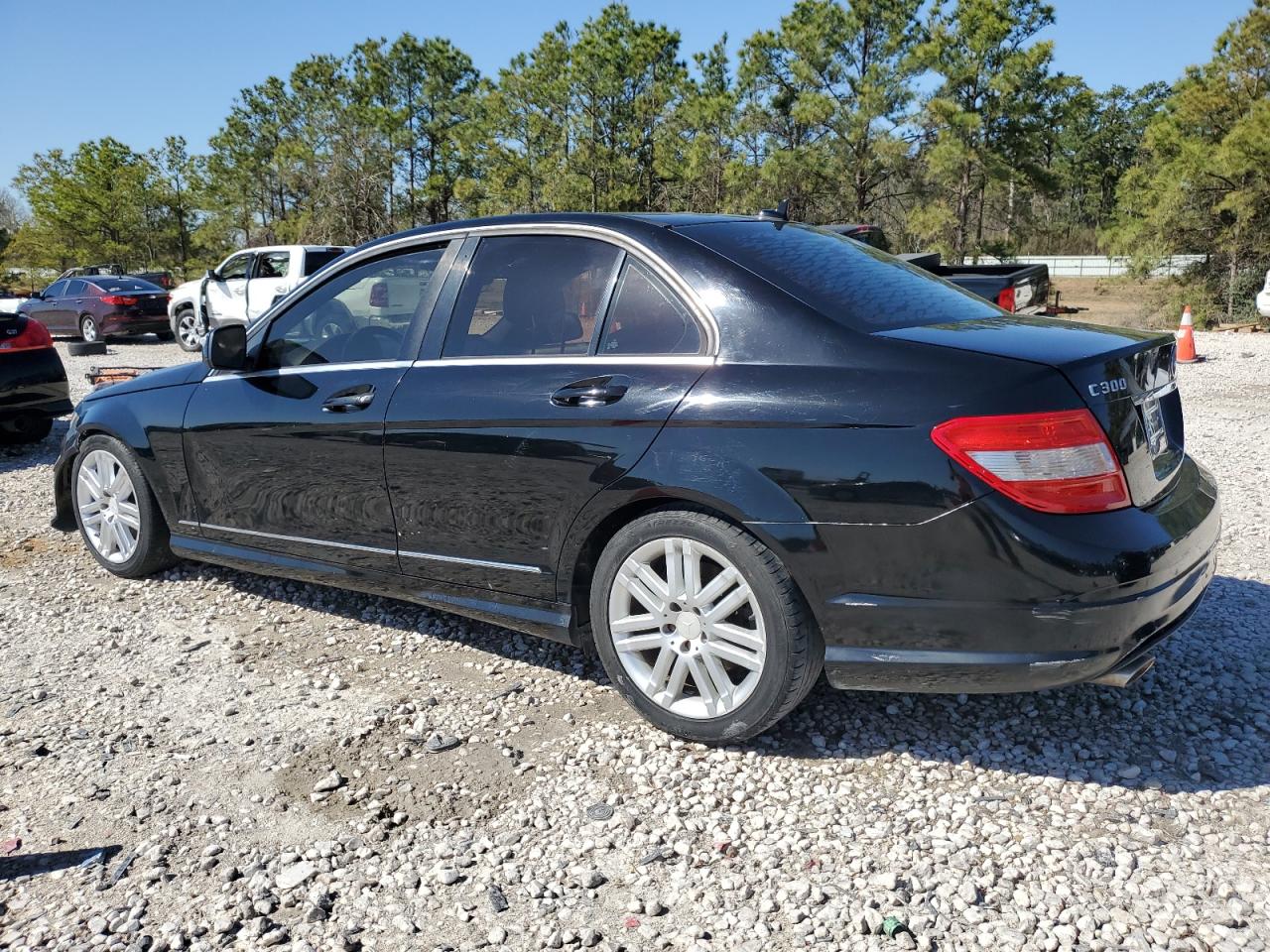 2009 Mercedes-Benz C-klasse VIN WDDGF81X89R051624 Copart auction photo, water/flood / front end damage thumbnail 2