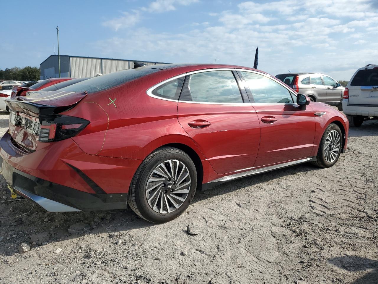 2024 Hyundai Sonata VIN KMHL54JJ4RA092892 Copart auction photo, rear end damage thumbnail 3