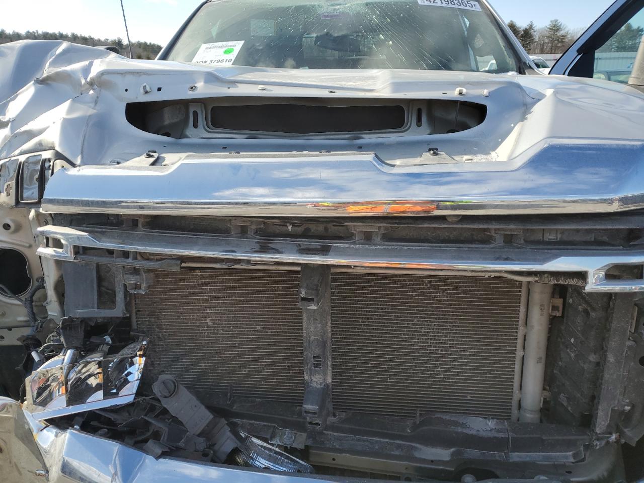 2021 GMC Sierra VIN 1GT49ME72MF236060 Copart auction photo, front end / all over damage thumbnail 12