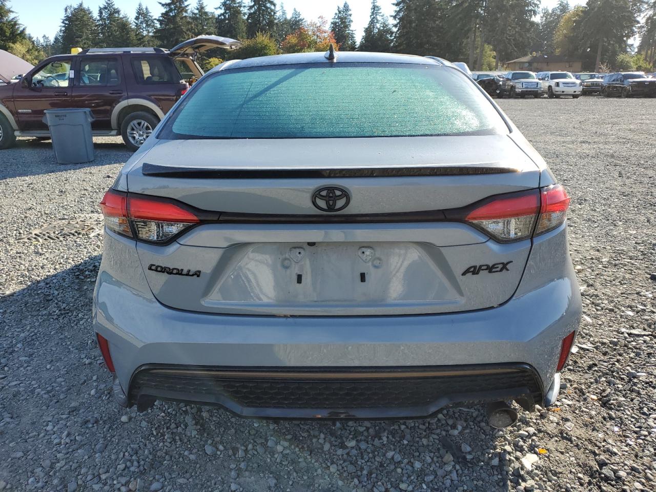 2022 Toyota Corolla VIN 5YFT4MCE0NP137730 Copart auction photo, side / front end damage thumbnail 6