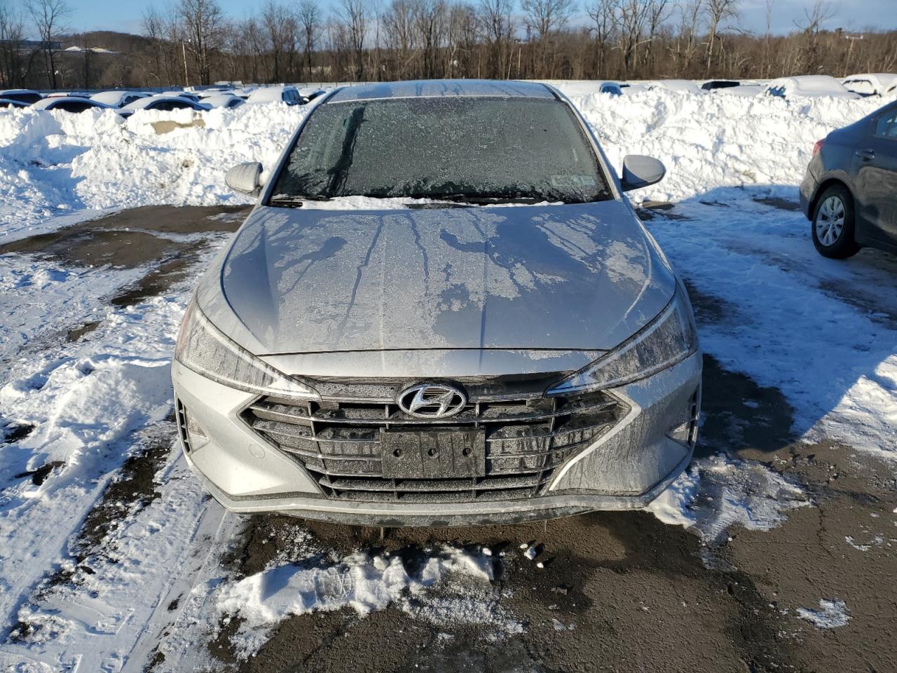 2019 Hyundai Elantra VIN KMHD74LFXKU863982 Copart auction photo, rear end / front end damage thumbnail 5