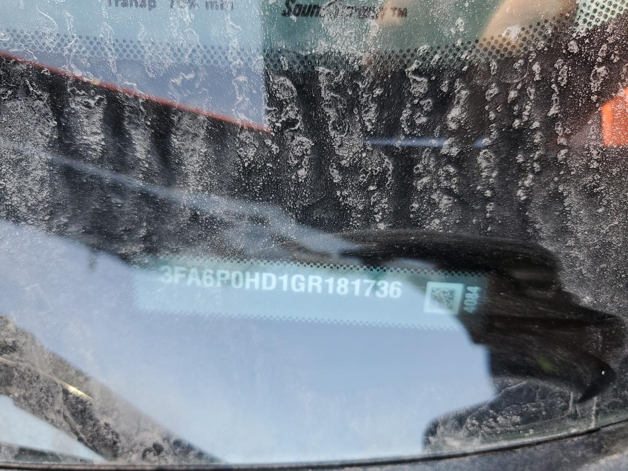 2016 Ford Fusion VIN 3FA6P0HD1GR181736 Copart auction photo, side damage thumbnail 12