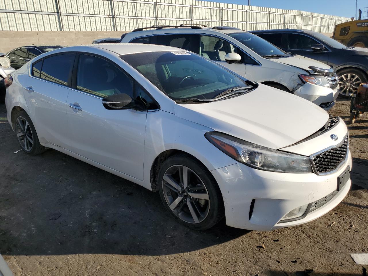 2017 KIA Forte VIN 3KPFL4A8XHE055295 Copart auction photo, front end damage thumbnail 4