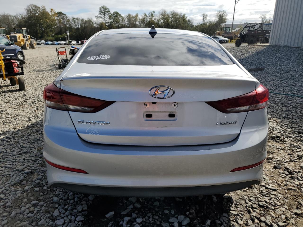2018 Hyundai Elantra VIN KMHD84LF4JU503036 Copart auction photo, front end / rear end damage thumbnail 6