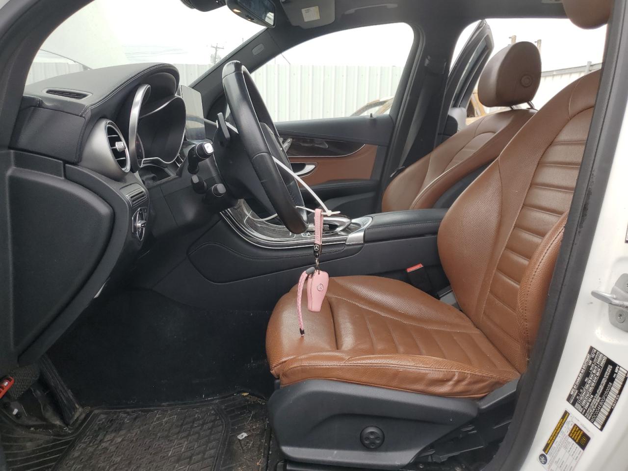 2016 Mercedes-Benz GLC VIN WDC0G4KB0GF050058 Copart auction photo, front end / undercarriage damage thumbnail 7