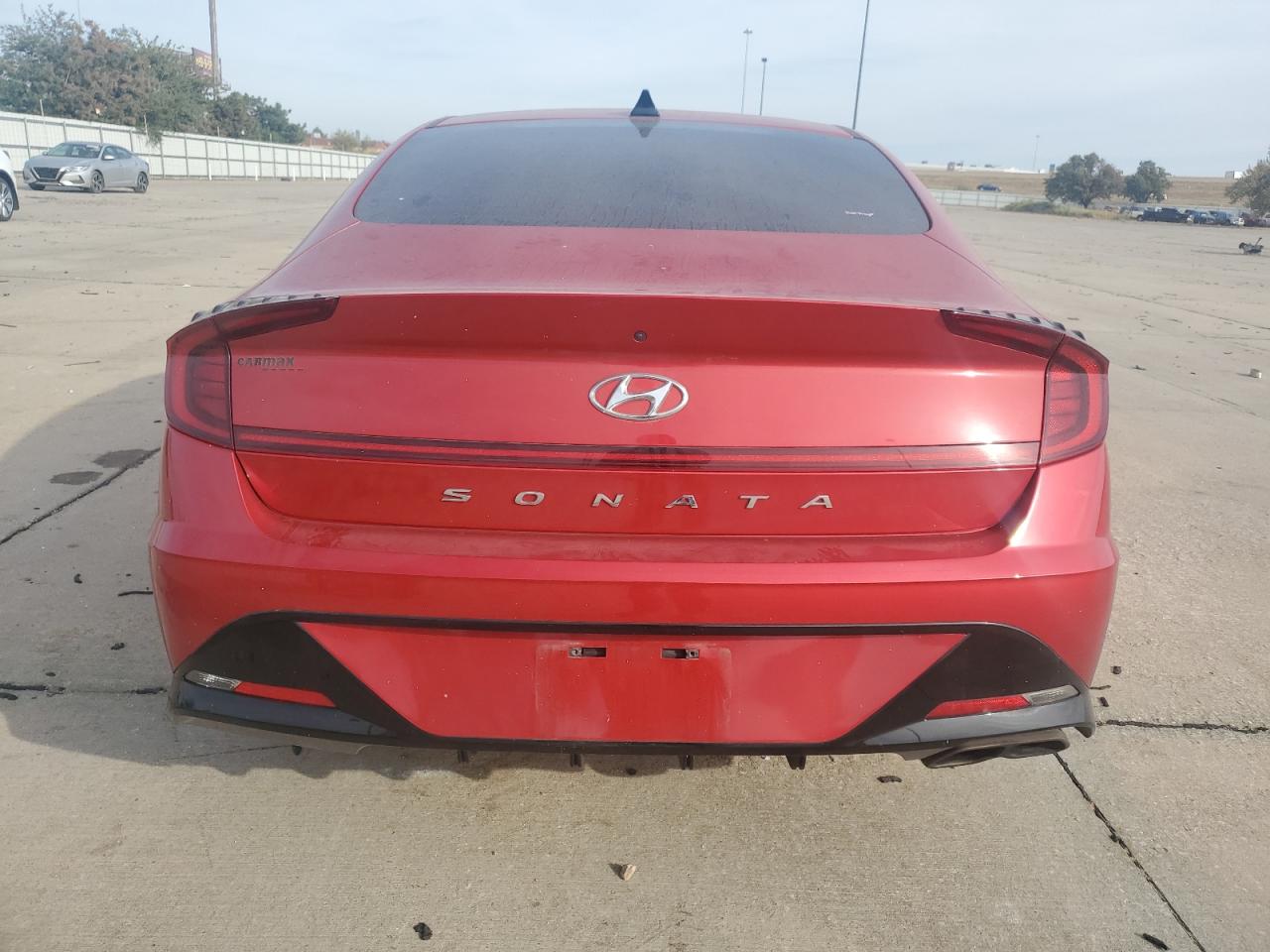 2020 Hyundai Sonata VIN 5NPEF4JA5LH021260 Copart auction photo, front end / side damage thumbnail 6