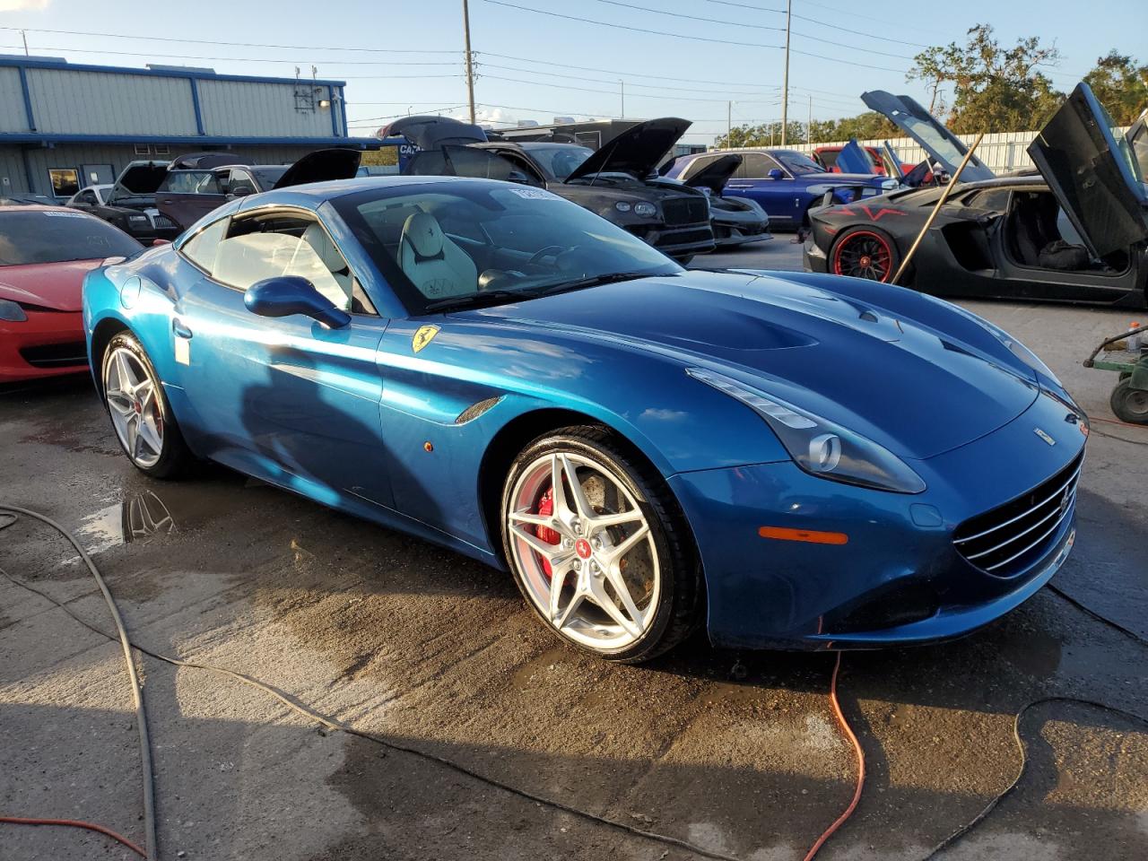 2015 Ferrari California VIN ZFF77XJA1F0206772 Copart auction photo, water/flood damage thumbnail 4