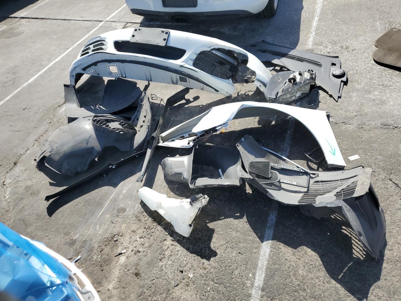 2013 Porsche Boxster VIN WP0CA2A85DS112782 Copart auction photo, front end damage thumbnail 12