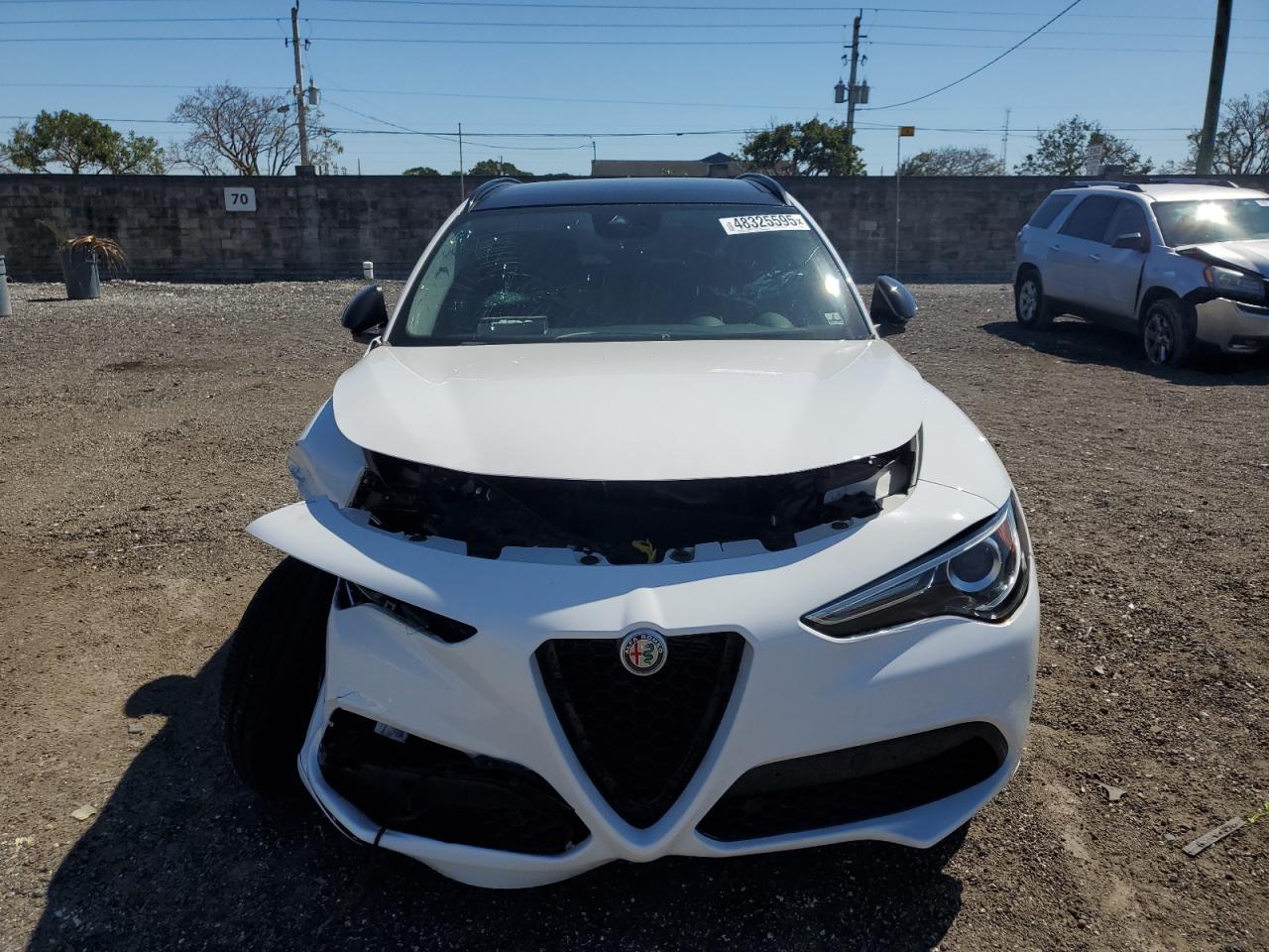 2020 Alfa Romeo Stelvio VIN ZASPAJAN7L7C92406 Copart auction photo, front end damage thumbnail 5
