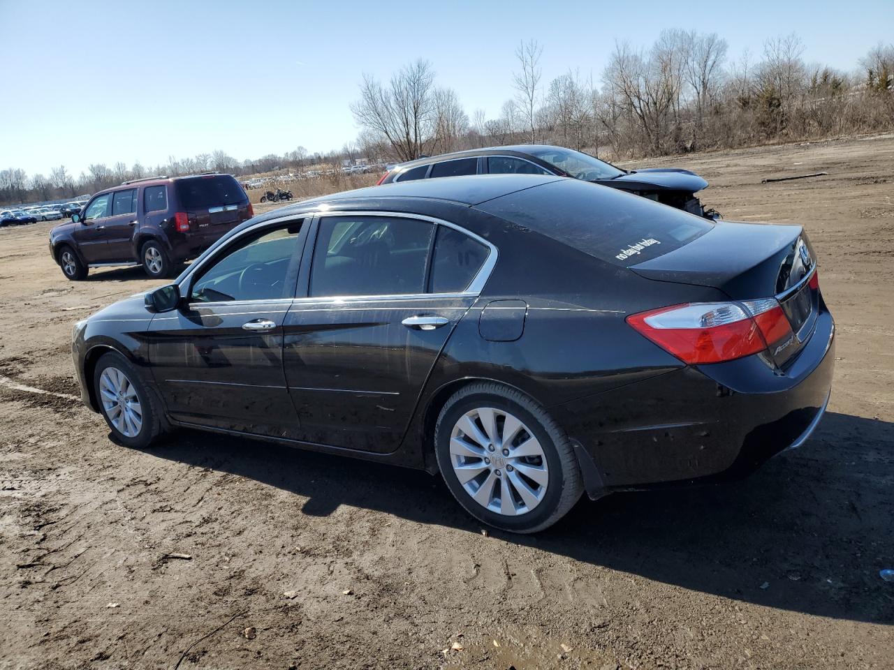 2015 Honda Accord VIN 1HGCR2F73FA101895 Copart auction photo, rear end damage thumbnail 2