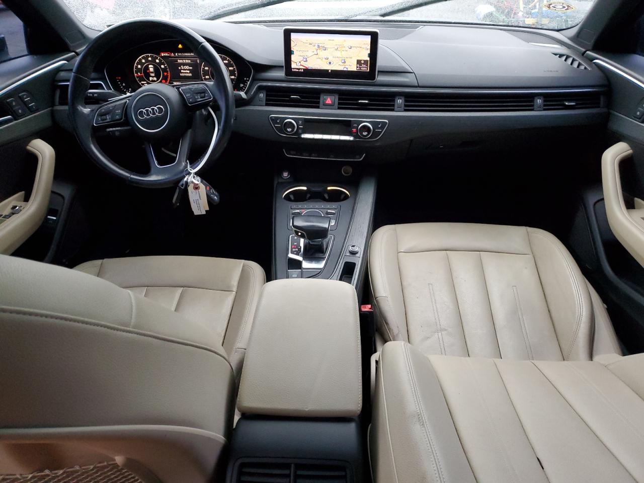 2017 Audi A4 VIN WAULNAF4XHN021450 Copart auction photo, rear end damage thumbnail 8