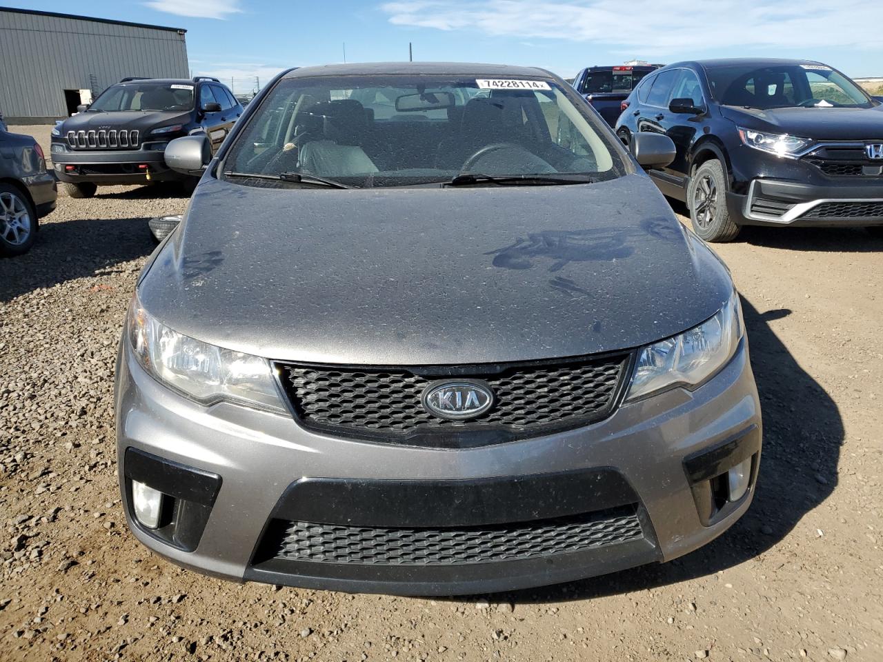 2012 KIA Forte VIN KNAFW6A37C5489716 Copart auction photo, hail / minor dent/scratches damage thumbnail 5