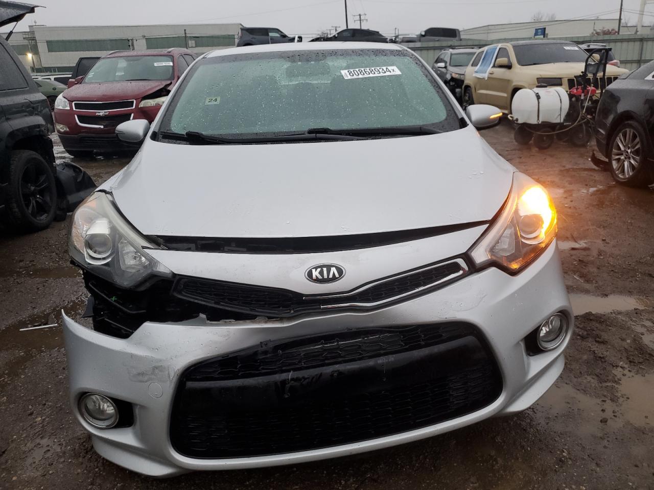 2016 KIA Forte VIN KNAFX6A83G5592873 Copart auction photo, front end damage thumbnail 5
