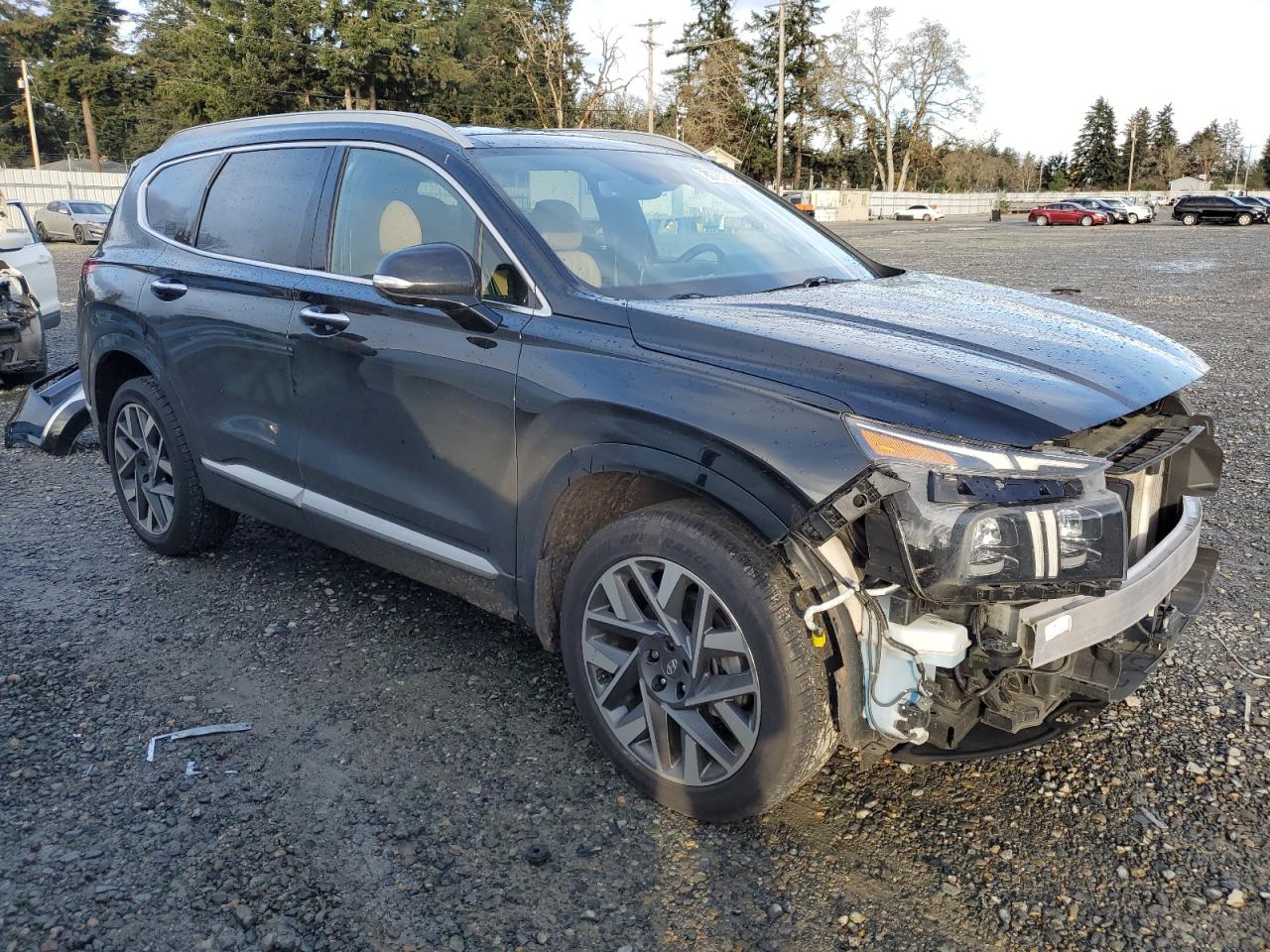 2022 Hyundai Santa Fe VIN 5NMS5DAL5NH453791 Copart auction photo, front end damage thumbnail 4