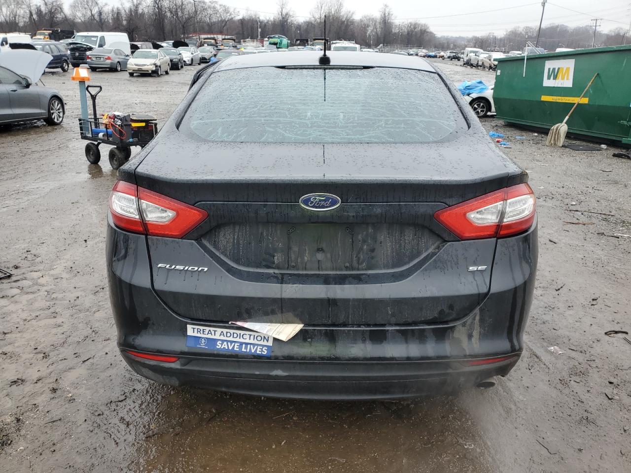 2013 Ford Fusion VIN 3FA6P0H75DR347634 Copart auction photo, side damage thumbnail 6