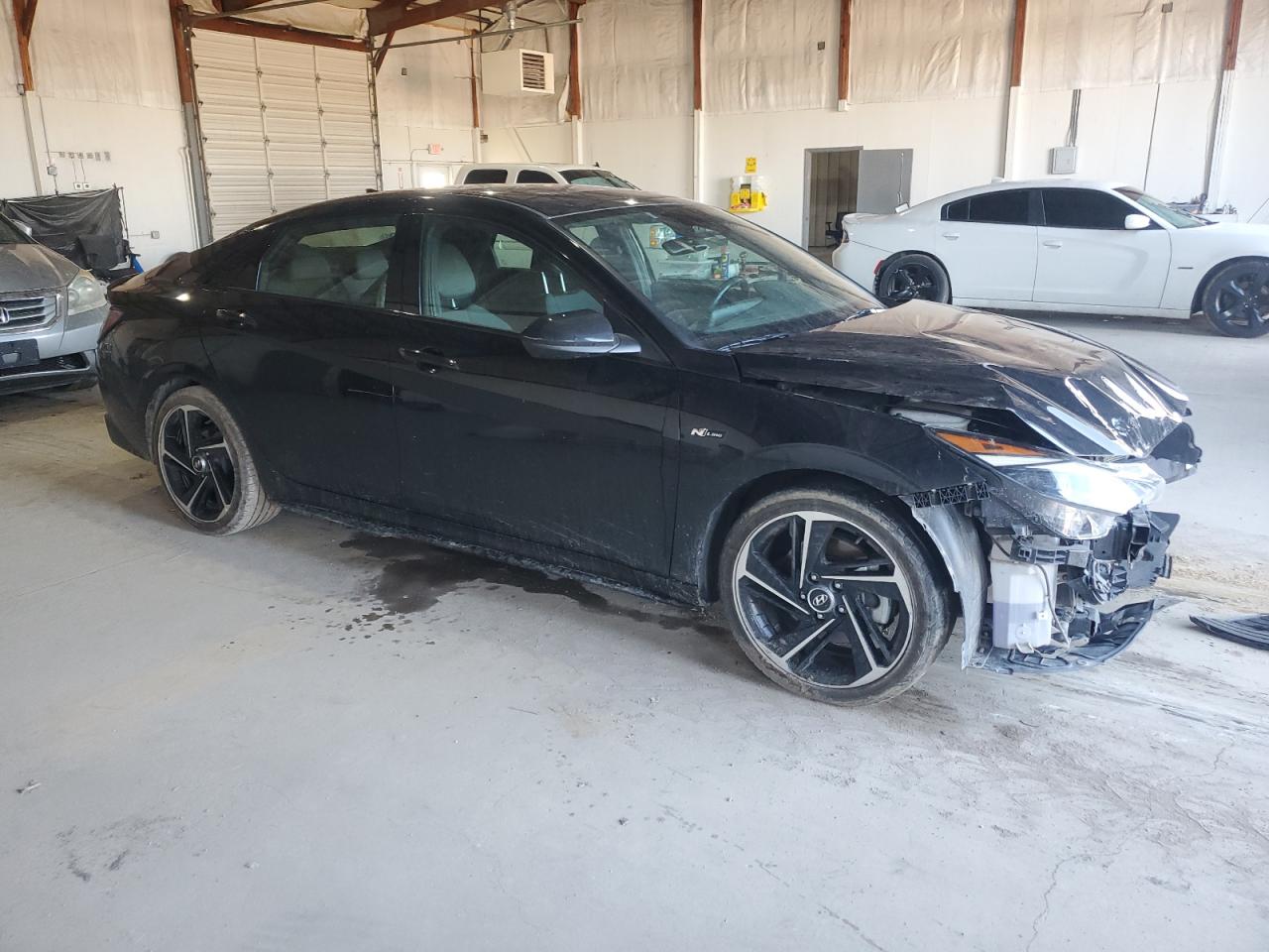2021 Hyundai Elantra VIN KMHLR4AF8MU155581 Copart auction photo, front end damage thumbnail 4