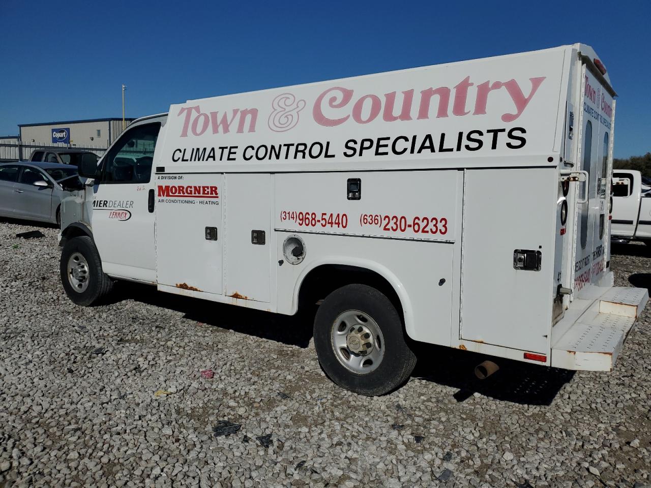 2007 Chevrolet Express VIN 1GBHG31U071249411 Copart auction photo, front end damage thumbnail 2