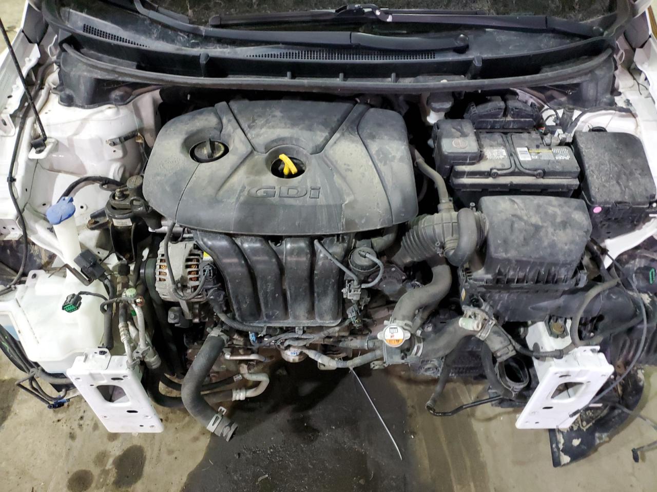 2016 Hyundai Elantra VIN KMHD35LH9GU327079 Copart auction photo, front end damage thumbnail 11