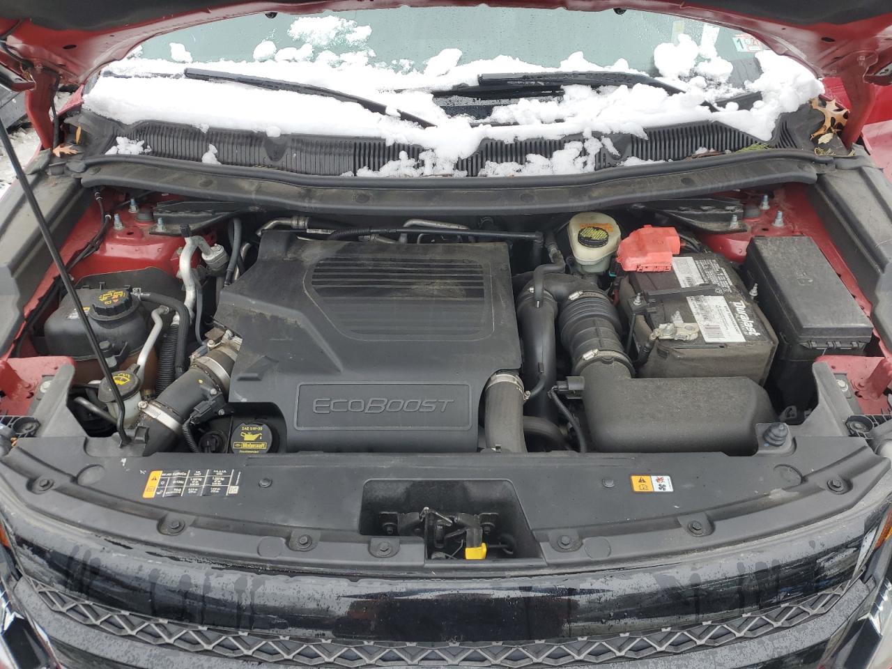 2013 Ford Explorer VIN 1FM5K8GTXDGB82037 Copart auction photo, front end / side damage thumbnail 12