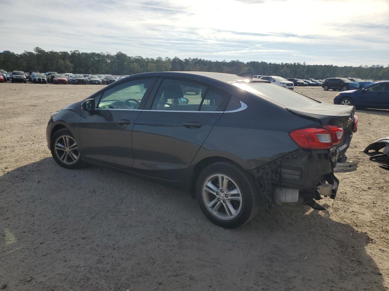 2017 Chevrolet Cruze VIN 1G1BE5SM5H7162760 Copart auction photo, rear end / side damage thumbnail 2