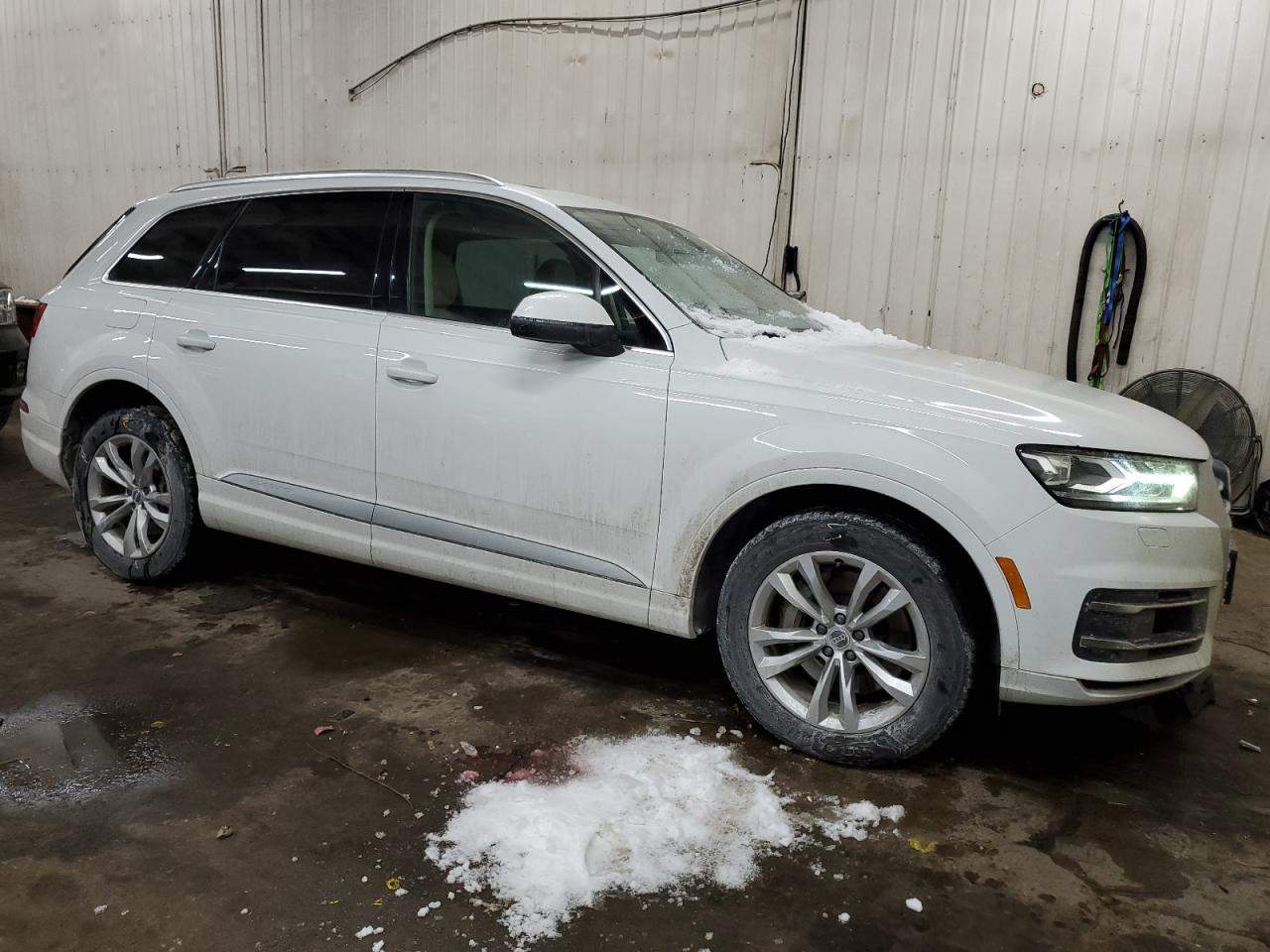 2018 Audi Q7 VIN WA1LAAF74JD028781 Copart auction photo, undercarriage damage thumbnail 4