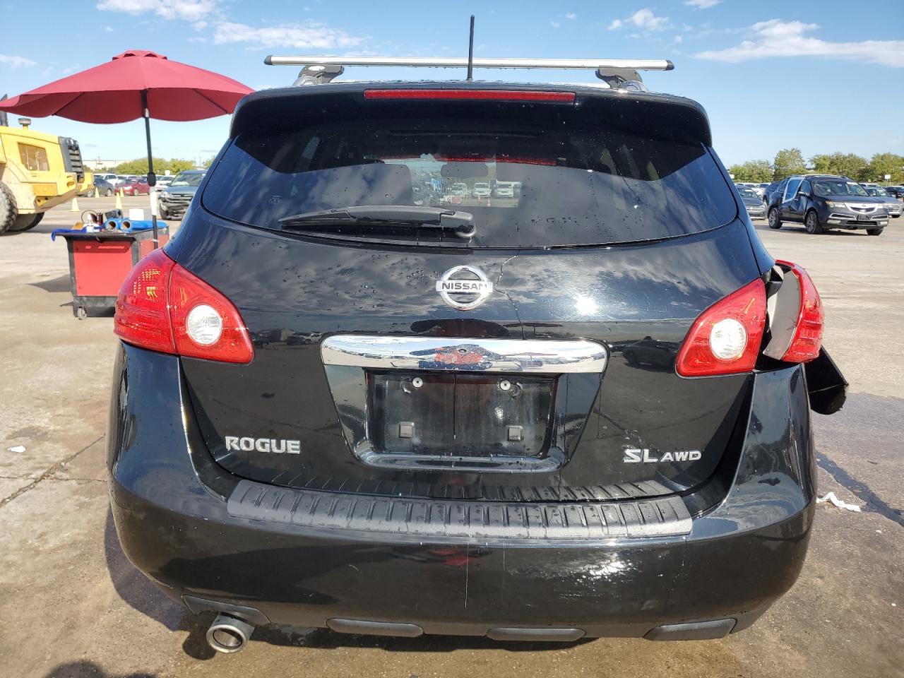 2012 Nissan Rogue VIN JN8AS5MV0CW358416 Copart auction photo, rear end / side damage thumbnail 6