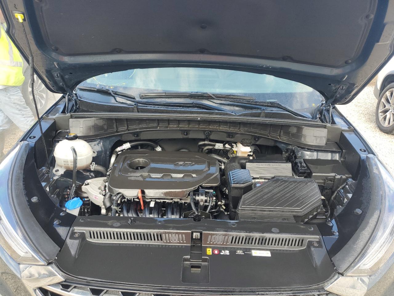 2021 Hyundai Tucson VIN KM8J33AL4MU340803 Copart auction photo, water/flood damage thumbnail 12