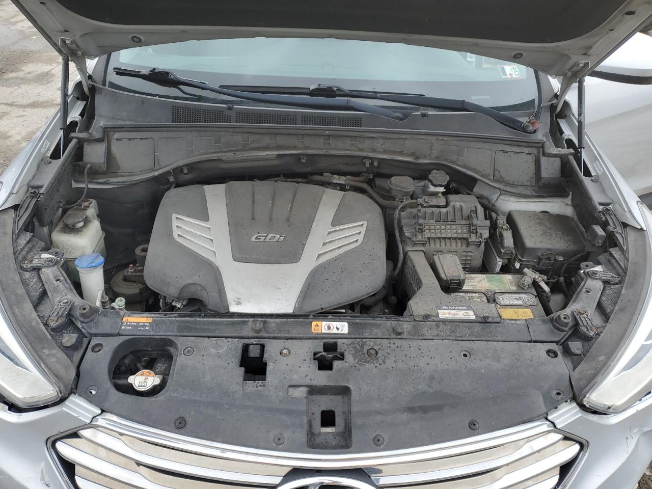 2014 Hyundai Santa Fe VIN KM8SM4HF4EU042244 Copart auction photo, front end damage thumbnail 12