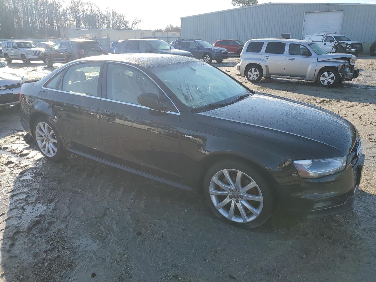 2014 Audi A4 VIN WAUBFAFL7EN002267 Copart auction photo, mechanical / rear end damage thumbnail 4