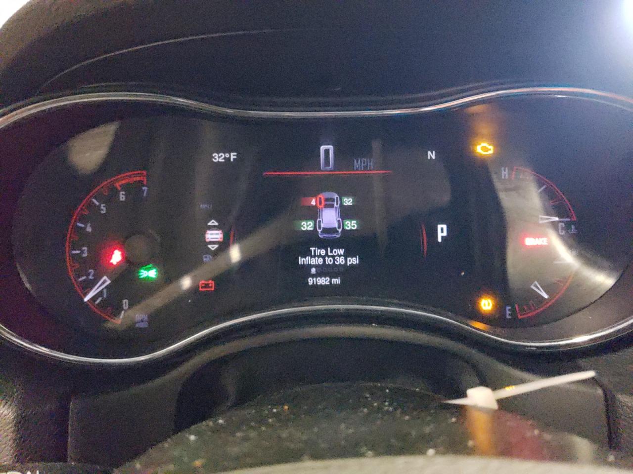 2015 Dodge Durango VIN 1C4SDJCT0FC224059 Copart auction photo, front end / side damage thumbnail 9