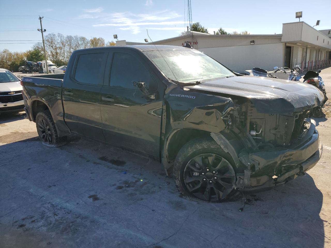 2019 Chevrolet Silverado VIN 1GCUYBEFXKZ272377 Copart auction photo, front end damage thumbnail 4