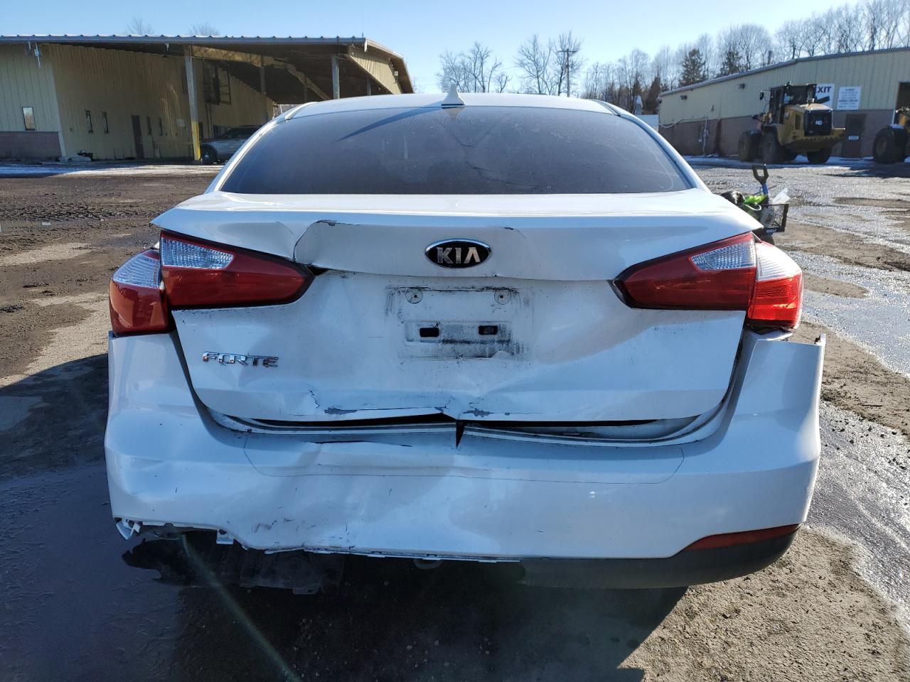 2014 KIA Forte VIN KNAFX4A62E5178550 Copart auction photo, front end / rear end damage thumbnail 6