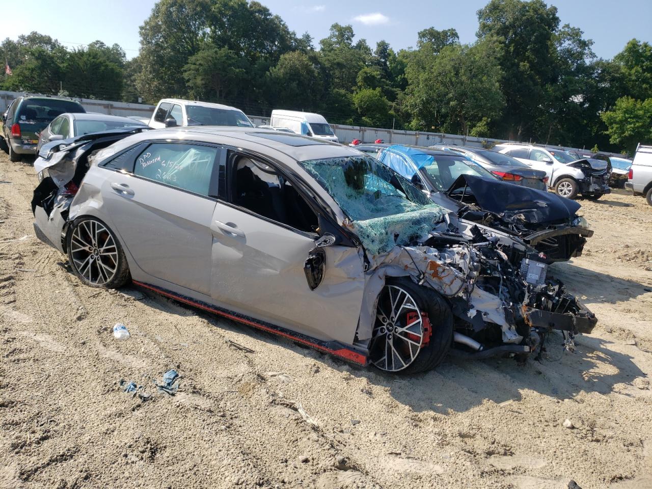 2023 Hyundai Elantra VIN KMHLW4AK1PU014426 Copart auction photo, all over damage thumbnail 4