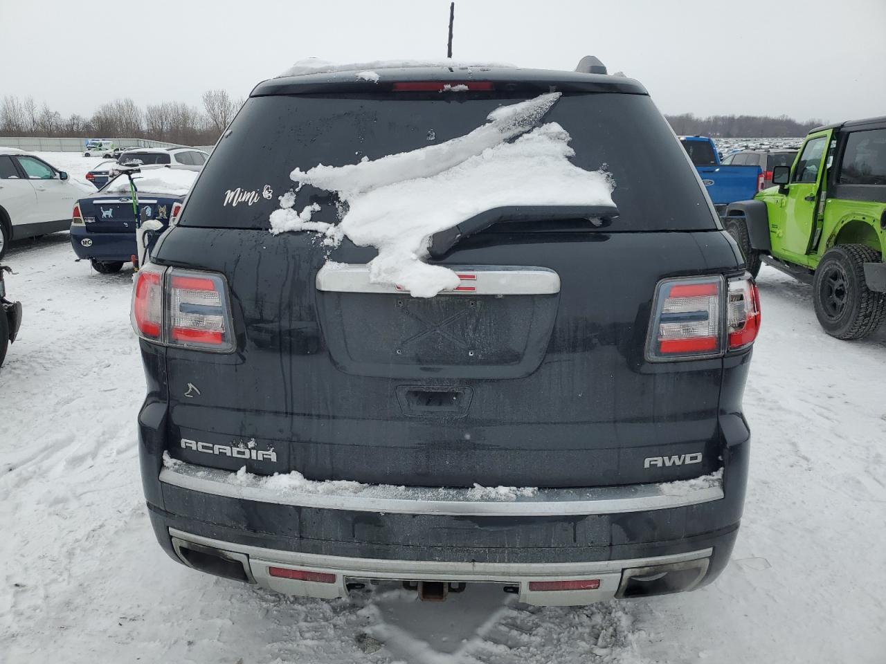 2014 GMC Acadia VIN 1GKKVTKDXEJ333288 Copart auction photo, front end / rear end damage thumbnail 6