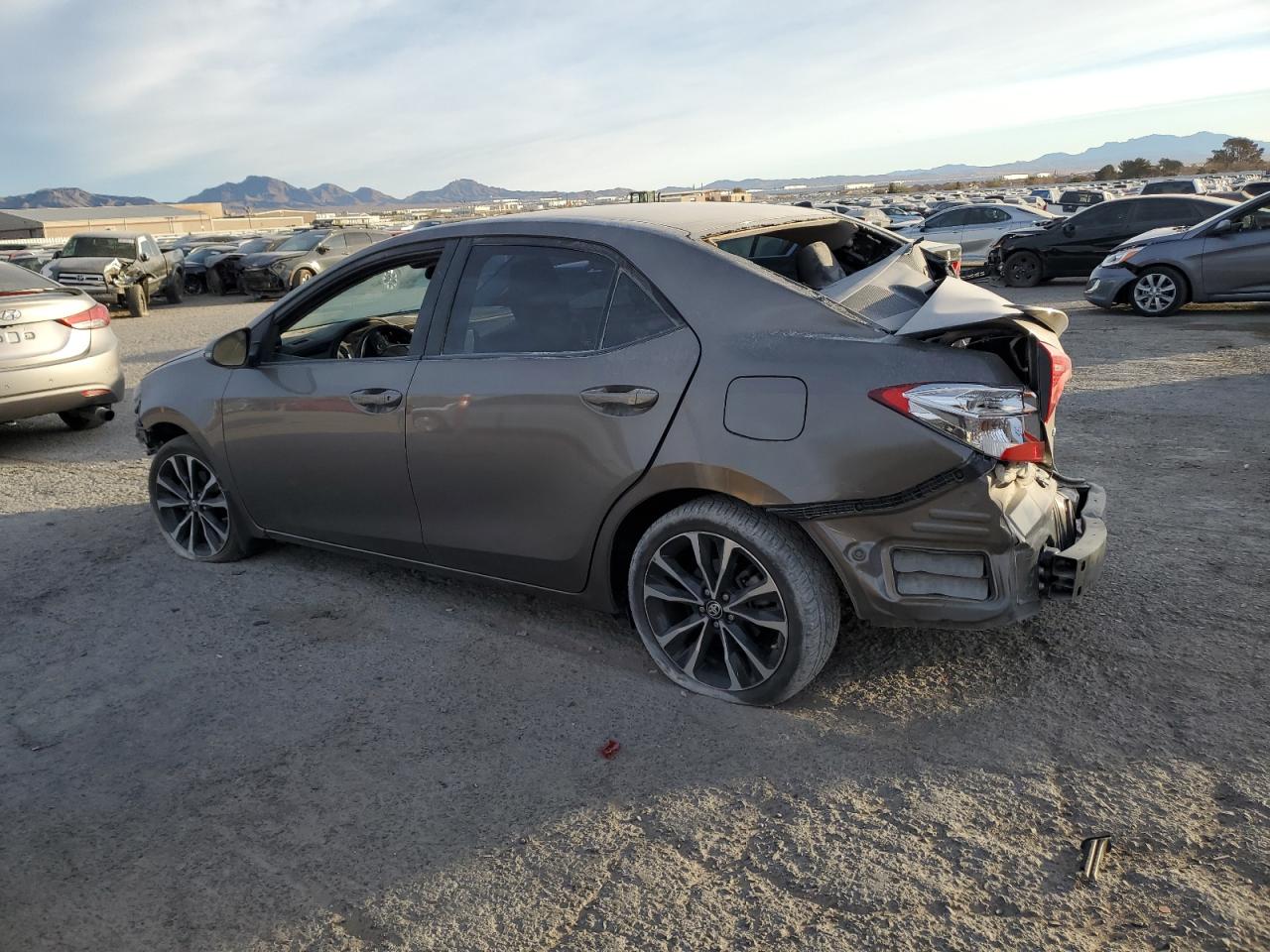 2019 Toyota Corolla VIN 5YFBURHE7KP893732 Copart auction photo, all over damage thumbnail 2