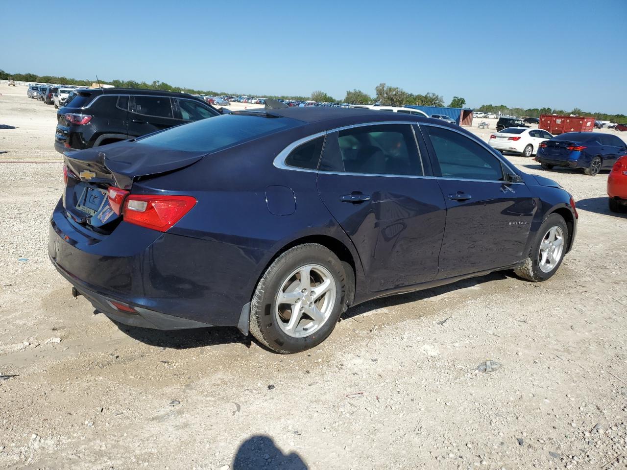 2017 Chevrolet Malibu VIN 1G1ZB5ST6HF135393 Copart auction photo, hail damage thumbnail 3