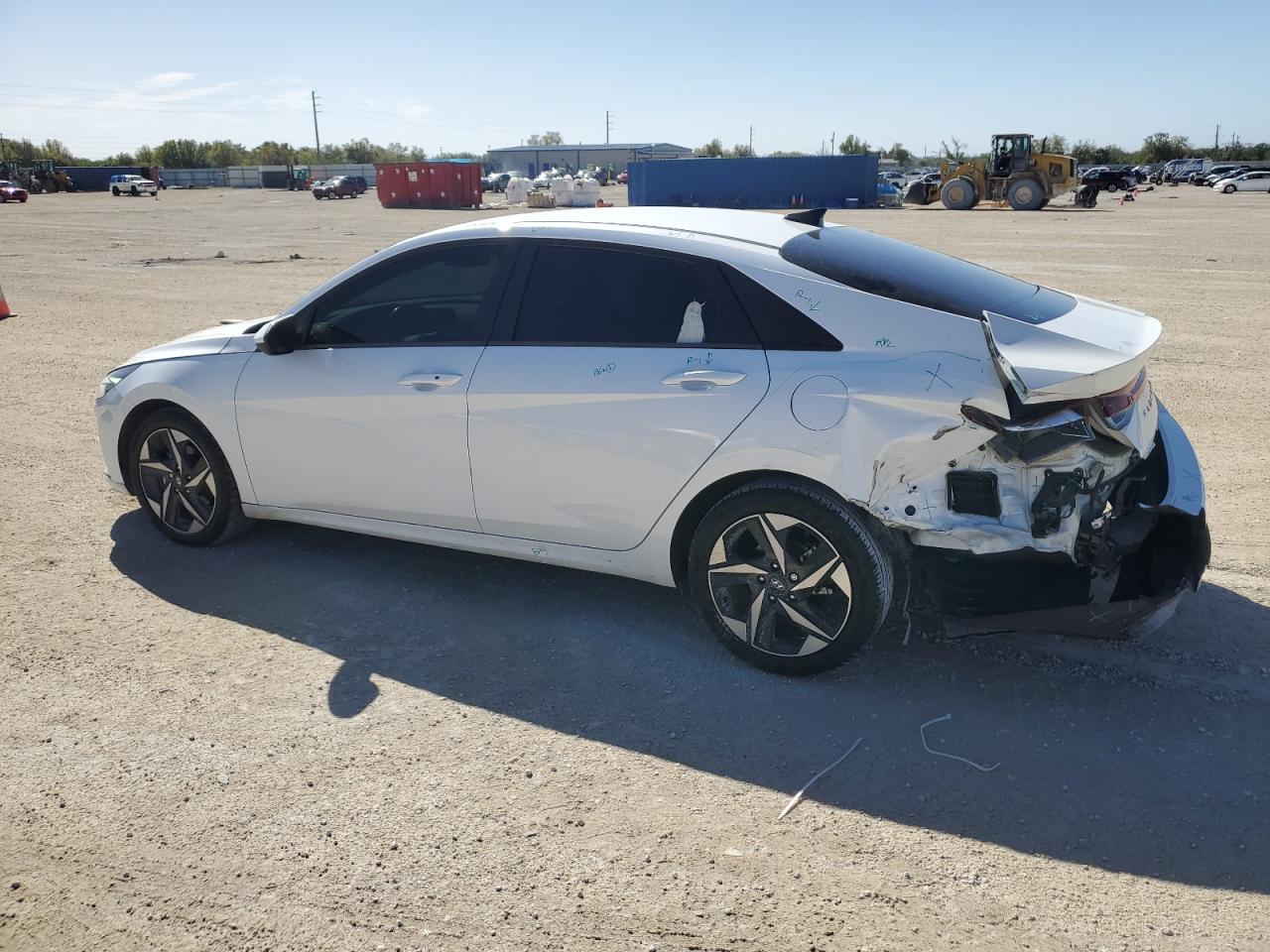 2023 Hyundai Elantra VIN 5NPLS4AG3PH097783 Copart auction photo, rear end damage thumbnail 2