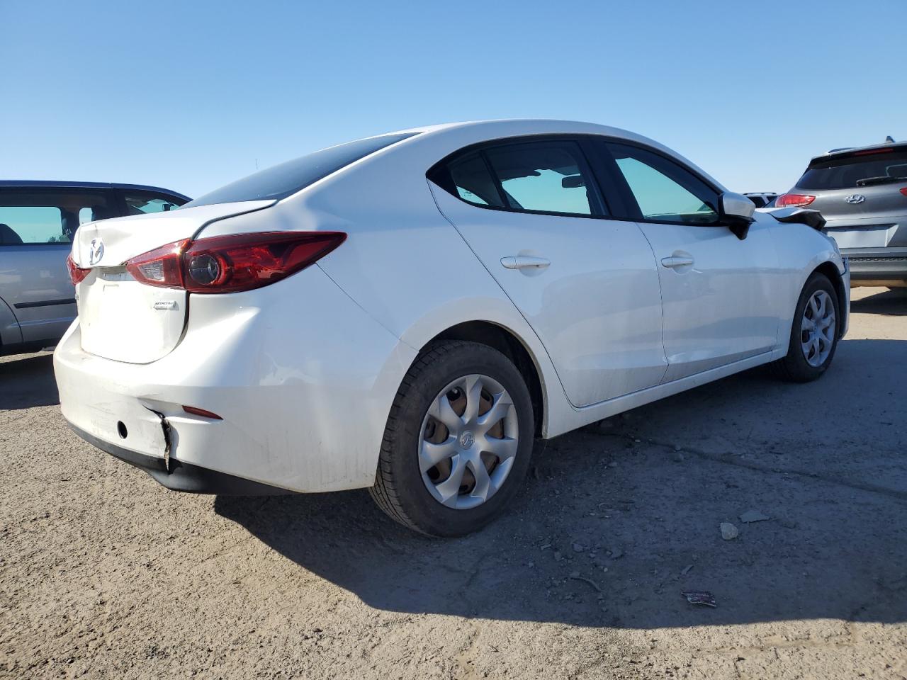 2015 Mazda 3 VIN 3MZBM1U72FM220625 Copart auction photo, front end / rear end damage thumbnail 3