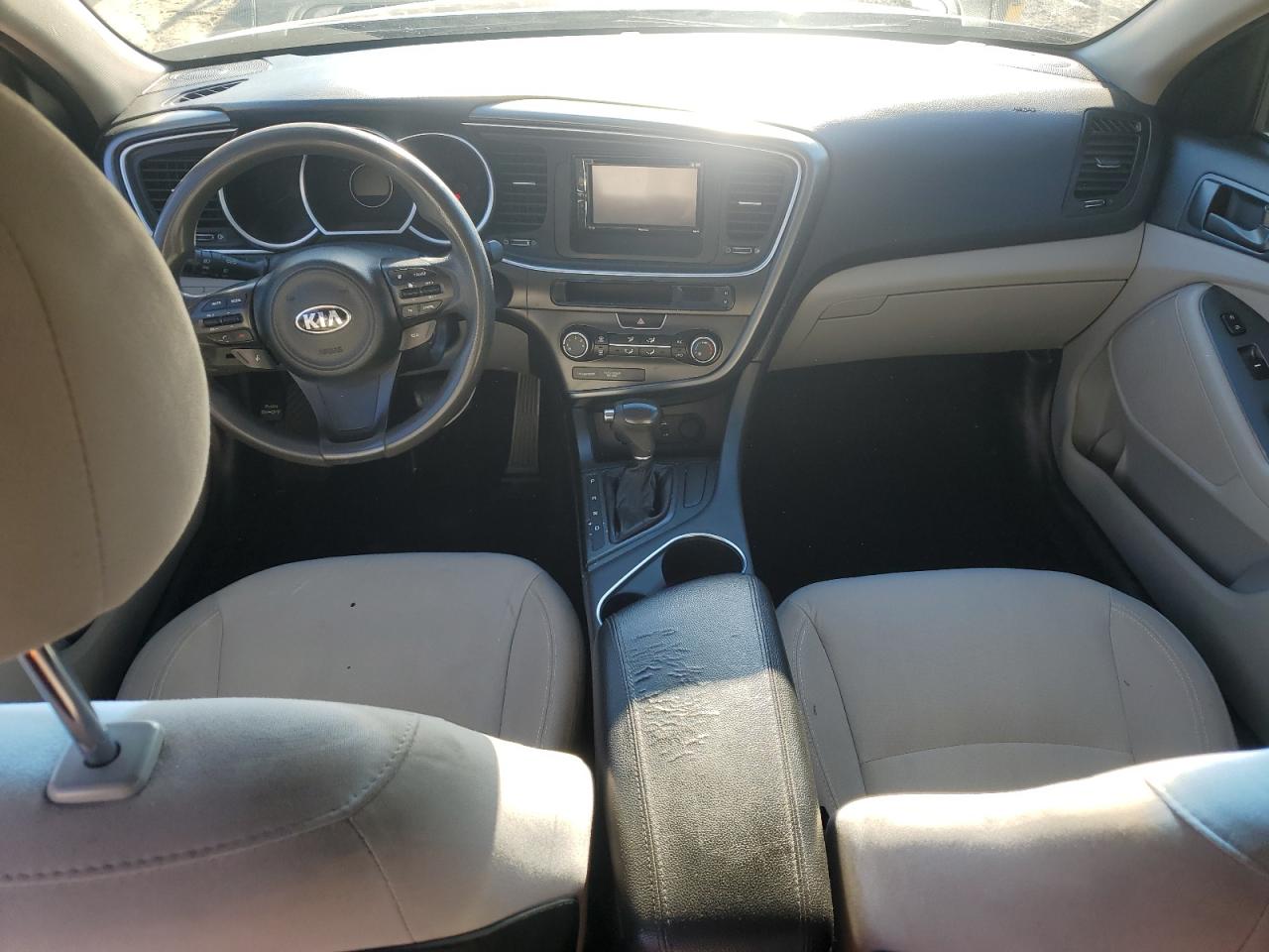 2015 KIA Optima VIN 5XXGM4A74FG408000 Copart auction photo, front end damage thumbnail 8